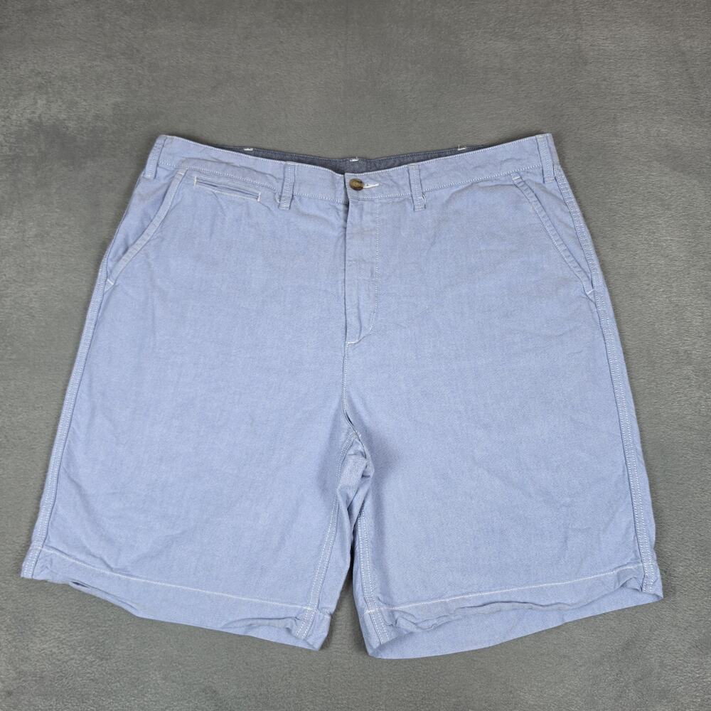 Polo Ralph Lauren Relaxed Fit Shorts Men 38 Blue Flat Front Chino Casual